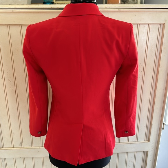 MNG Red One Button Closure Blazer - Picture 5 of 10